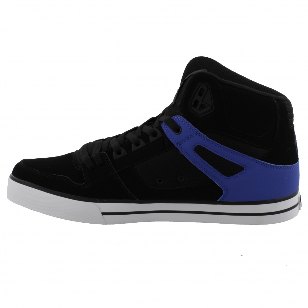 DC Shoes PURE HIGH-TOP WC BBL BLACK/BLUE - Bigfootshoes